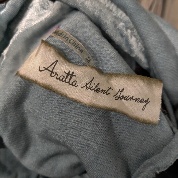 Aratta Silent Journey Gray Open Vest Size M - Picture 2 of 12